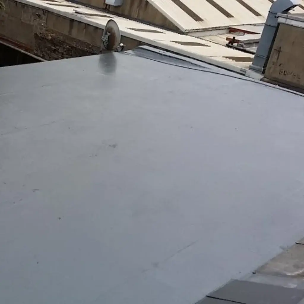 Full flat roof replacement service by MJ roofing