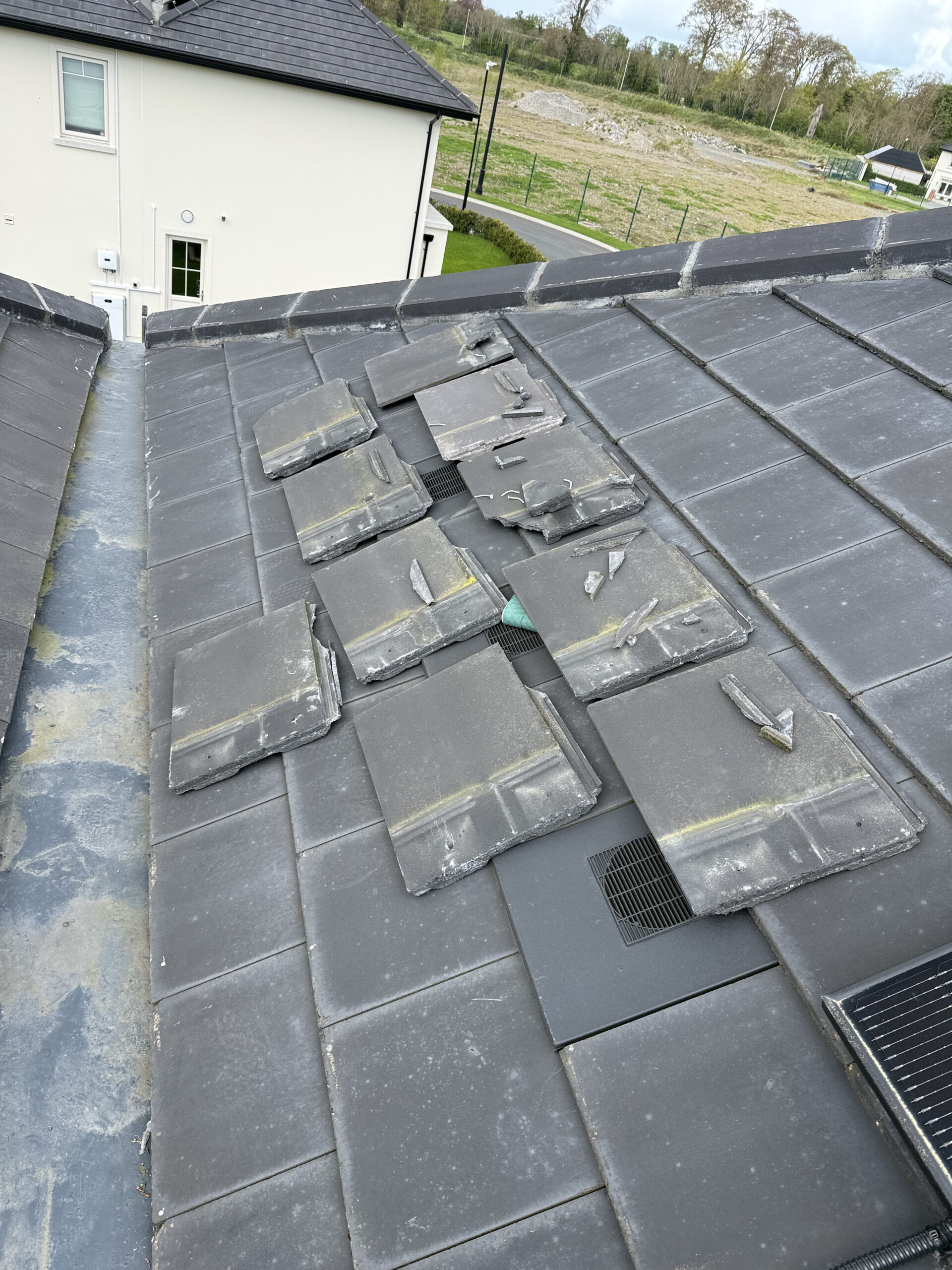 Roof tile and slate repairs by MJ roofing dublin