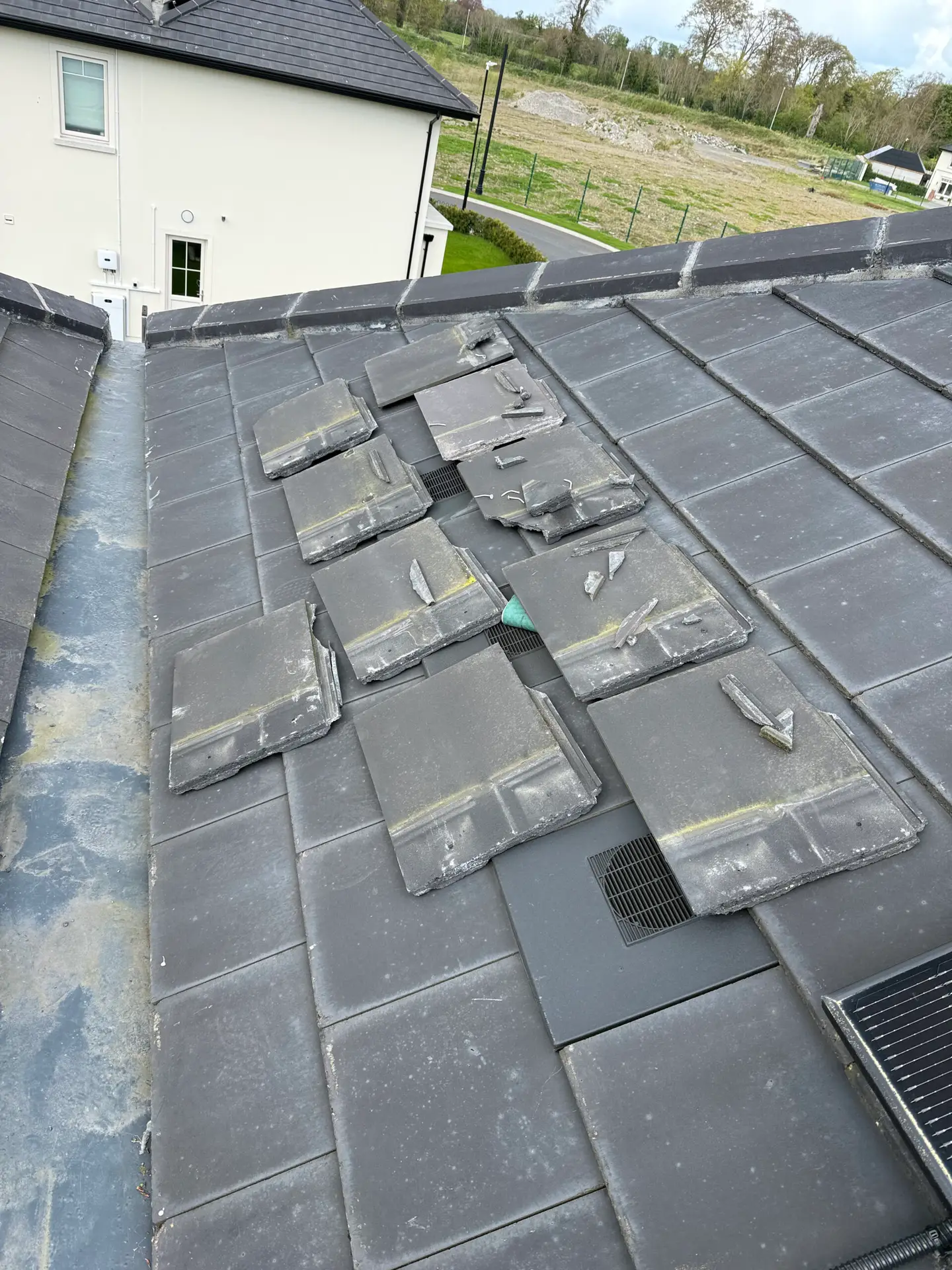Roof tile and slate repairs by MJ roofing dublin