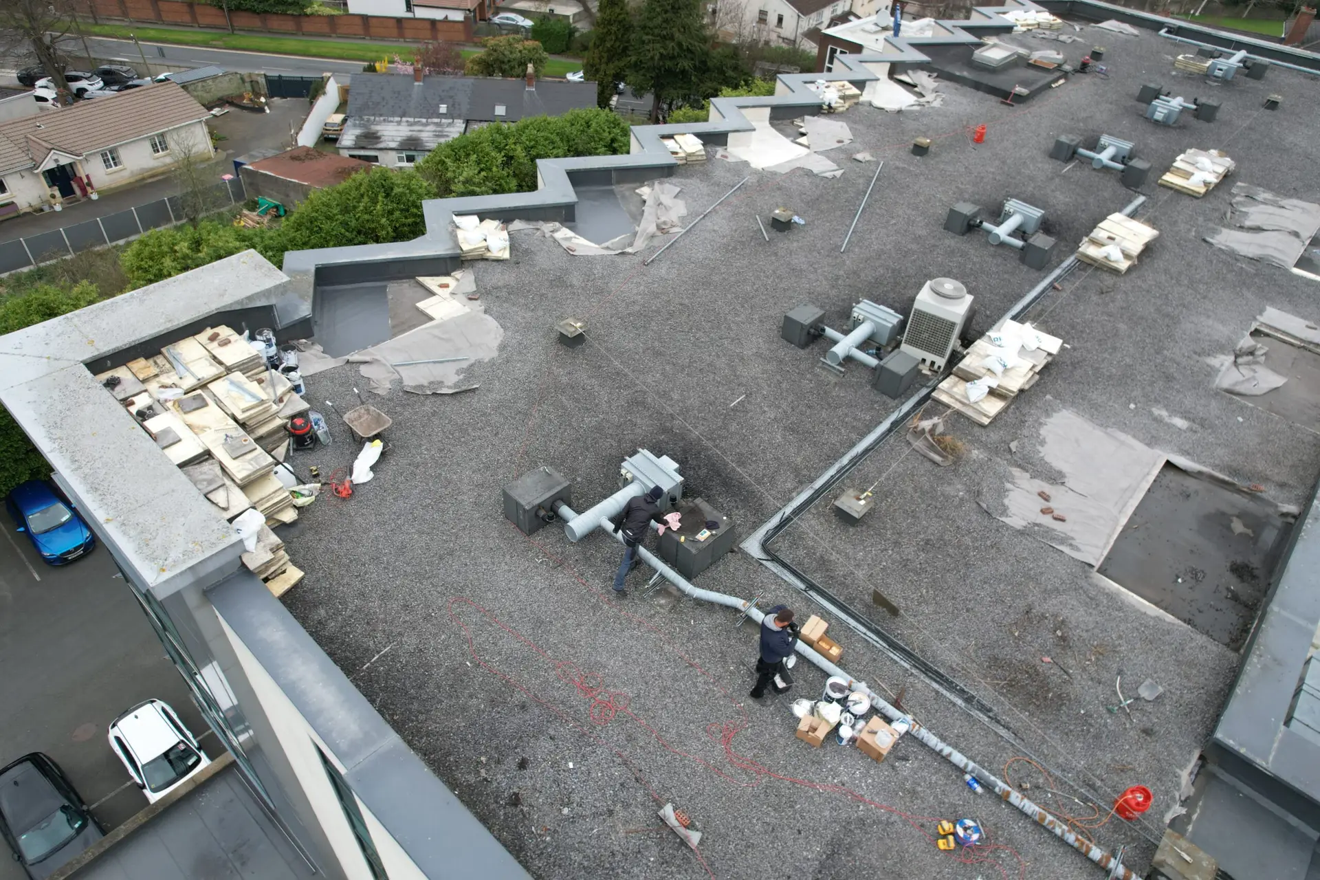 Commercial roofing service by MJ roofing dublin